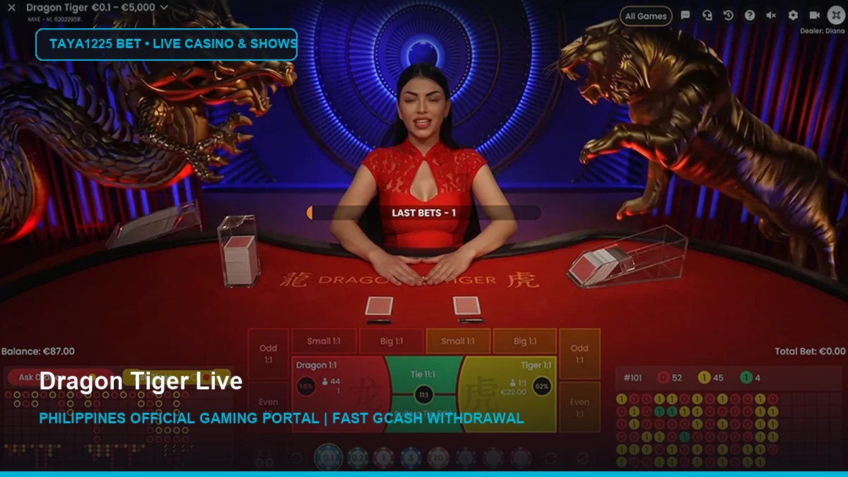 Dragon Tiger Live - Taya1225 Bet Philippines