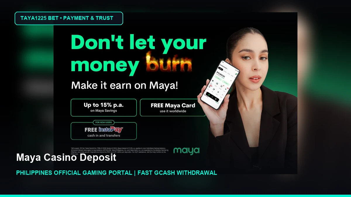 Maya Casino Deposit - Taya1225 Bet Philippines