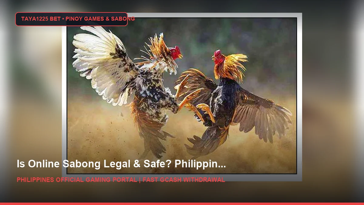 Is Online Sabong Legal & Safe? Philippine Regulatory Facts - Taya1225 Bet Philippines