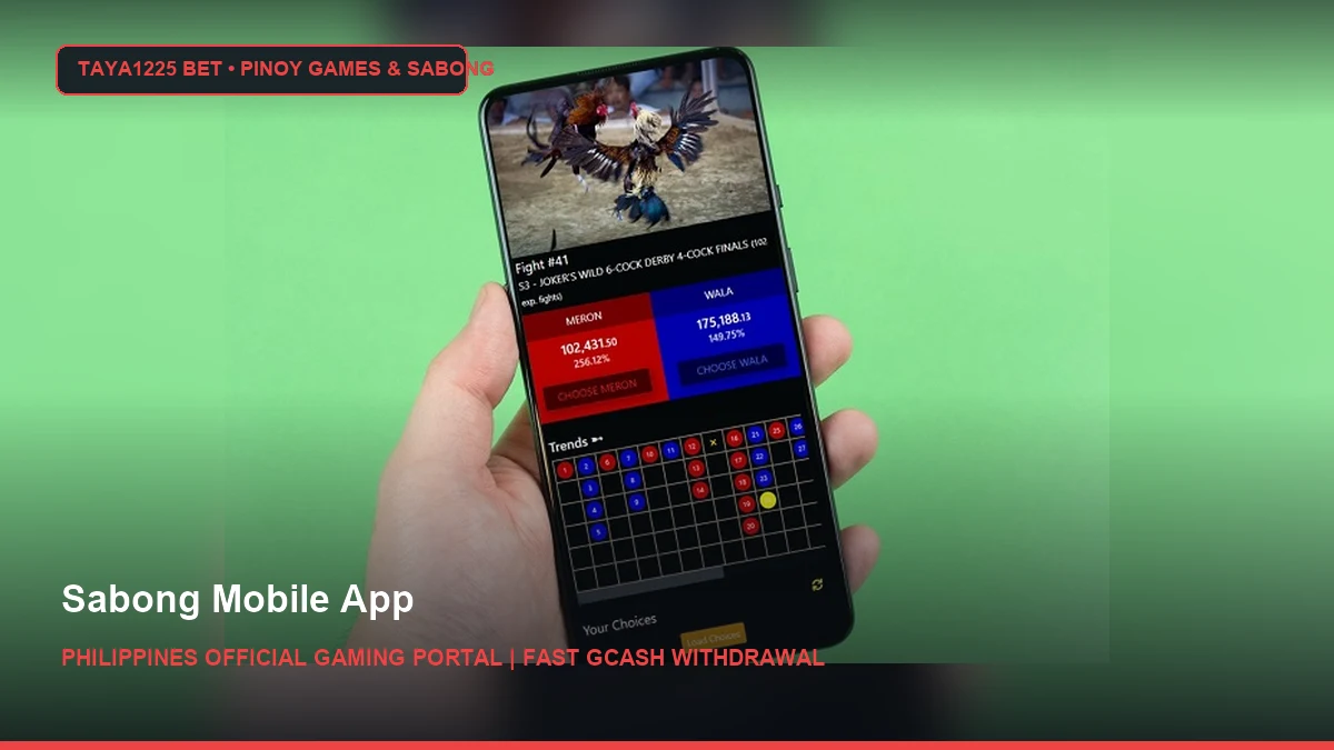Sabong Mobile App - Taya1225 Bet Philippines