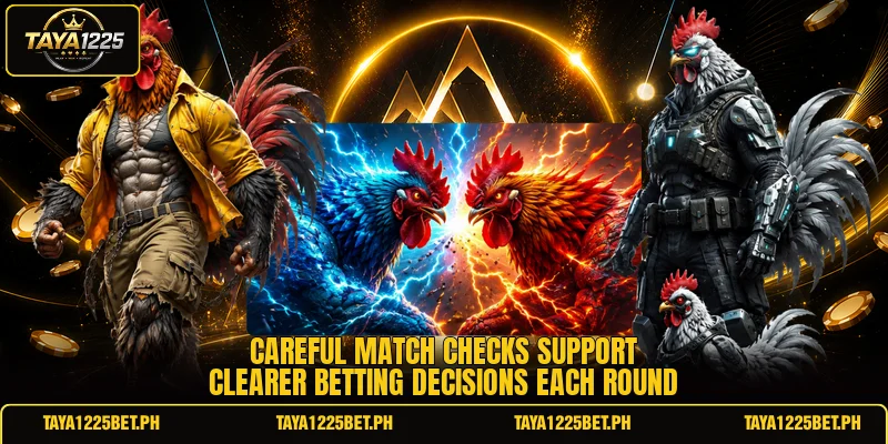 Careful match checks support clearer betting decisions each round Careful match checks support clearer betting decisions each round