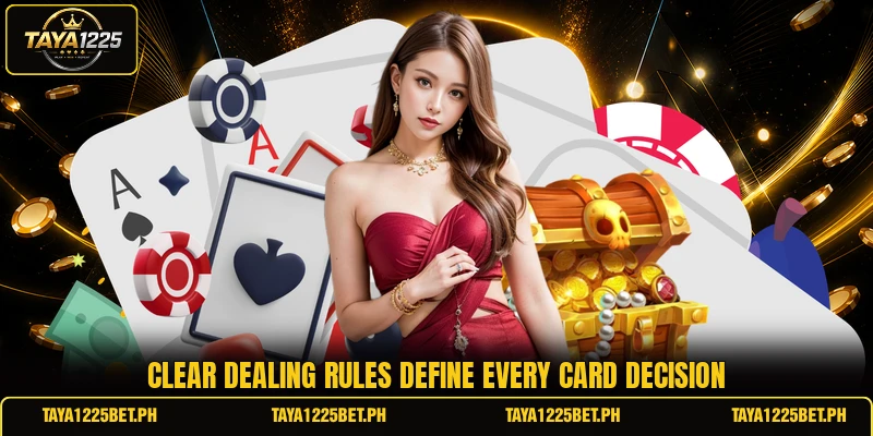 Clear dealing rules define every card decision Clear dealing rules define every card decision