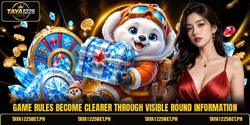 Game rules become clearer through visible round information Game rules become clearer through visible round information