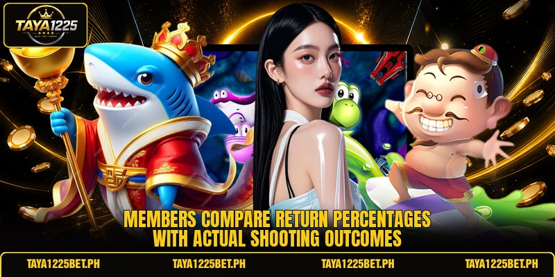 Members compare return percentages with actual shooting outcomes Members compare return percentages with actual shooting outcomes