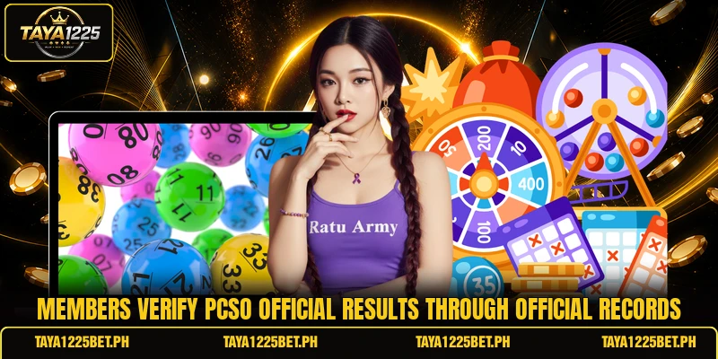 Members verify pcso official results through official records Members verify pcso official results through official records
