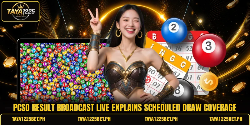 Pcso result broadcast live explains scheduled draw coverage Pcso result broadcast live explains scheduled draw coverage