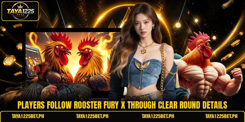 Players follow rooster fury x through clear round details Players follow rooster fury x through clear round details